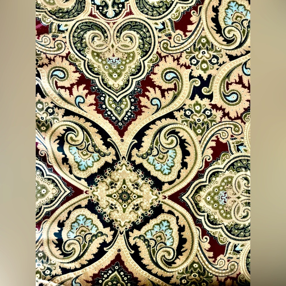 Boho paisley full/queen duvet cover and matching shams fit king